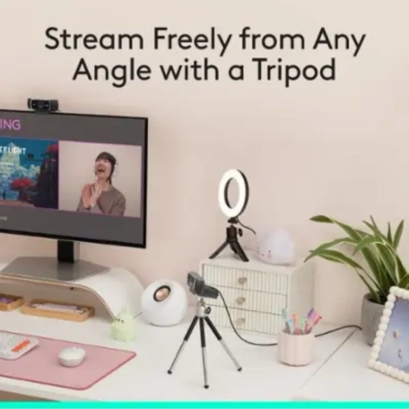 Logitech C922 Pro Stream 1080 Video Streaming, Recording and Video Calling Black - Picture 12 of 12